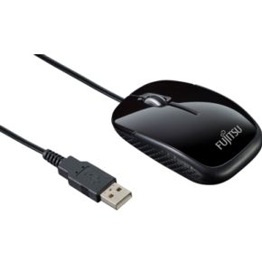 Fujitsu M420NB USB Optisch 1000DPI Ambidextrous Zwart muis