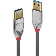 Lindy-36628-3m-USB-A-USB-A-Mannelijk-Mannelijk-Grijs-USB-kabel