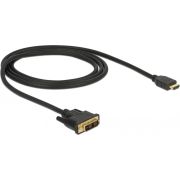 Delock-85582-HDMI-naar-DVI-18-1-kabel-bidirectioneel-1-m