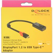 Delock 63928 DisplayPort-adapter voor een USB Type-C-monitor 4K 60 Hz