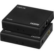 LogiLink HD0030 audio/video extender AV-zender & ontvanger Zwart