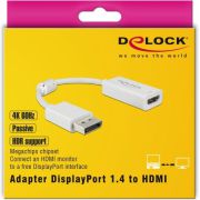 Delock-63936-DisplayPort-1-4-Adapter-naar-HDMI-4K-60-Hz-met-HDR-functie-Actief-wit