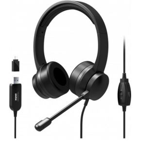 Port Designs 901605 hoofdtelefoon/headset Hoofdband USB Type-A Zwart