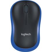 Logitech-M185-Blauw-Draadloze-muis