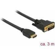 Delock-85655-HDMI-naar-DVI-24-1-kabel-bidirectioneel-3-m