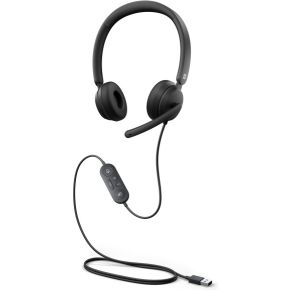 Microsoft Modern USB Headset Bedraad Hoofdband Kantoor/callcenter USB Type-A Zwart