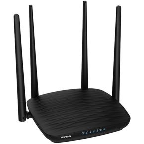 Tenda AC5 1200MBPS DUAL-BAND ROUTER draadloze router Dual-band (2.4 GHz / 5 GHz) Fast Ethernet Zwart
