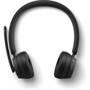Microsoft Modern Wireless Headset Draadloos Hoofdband Kantoor/callcenter Bluetooth Zwart