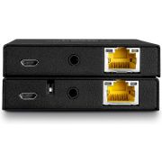 Lindy-38205-audio-video-extender-AV-zender-ontvanger-Zwart