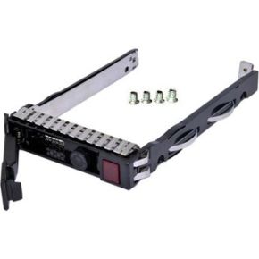 HP 651687-001 drive bay panel 2.5 Bezelplaat Zwart