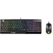 MSI Vigor GK30 Combo USB QWERTY Engels Zwart toetsenbord en muis