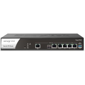 Draytek Vigor 2962F bedrade 2.5 Gigabit Ethernet Zwart router