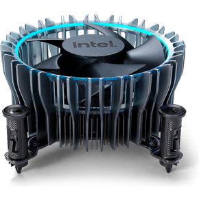 Intel Laminar RM1 Processor Ventilator Zwart, Blauw