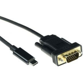 ACT SB0032 USB grafische adapter Zwart