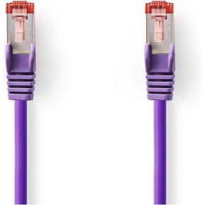 CAT6 S/FTP-Netwerkkabel | RJ45 Male - RJ45 Male | 0,15 m | Paars