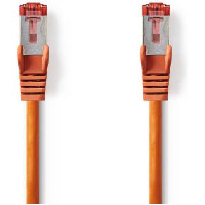 CAT6 S/FTP-Netwerkkabel | RJ45 Male - RJ45 Male | 0,25 m | Oranje