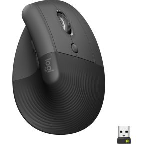 Logitech Lift Zwart Ergnomische Draadloze Muis