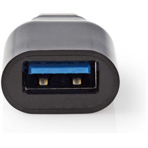 Nedis USB 3.0-Adapter | Type-C Male - A Female | Zwart