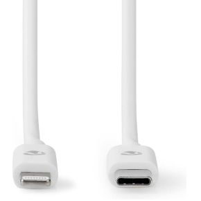 Lightning Kabel | USB 2.0 | Apple Lightning 8-Pins | USB-C© Male | 480 Mbps | Vernikkeld | 1.00 m