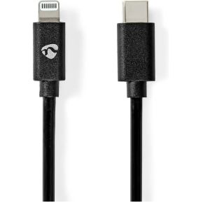 Lightning Kabel | USB 2.0 | Apple Lightning 8-Pins | USB-C© Male | 480 Mbps | Vernikkeld | 1.00 m