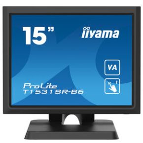 Iiyama ProLite T1531SR-B6 touch screen-monitor 38,1 cm (15 ) 1024 x 768 Pixels Zwart