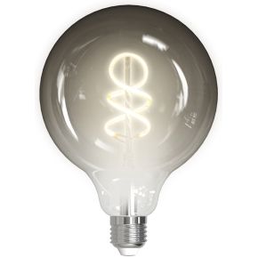 Deltaco Smart Home Slimme Lichtbron - WiFi Filament lamp - 5.5W - E27 - G125 - Smokey Grijs - Dimbaar