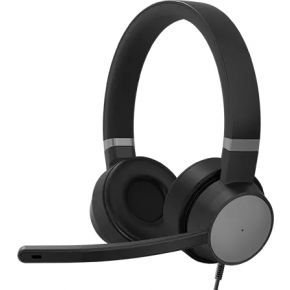 Lenovo Go Wired ANC Headset Bedraad Hoofdband Car/Home office USB Type-C Zwart