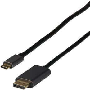 EFB Elektronik EBUSBC-DP14K.2 video kabel adapter 2 m USB Type-C DisplayPort Zwart