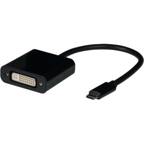 EFB Elektronik EBUSBC-DVI video kabel adapter 0,15 m USB Type-C Zwart