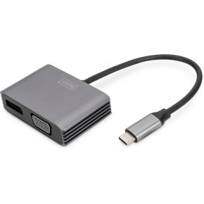 Digitus DA-70827 video kabel adapter 0,2 m USB Type-C Zwart