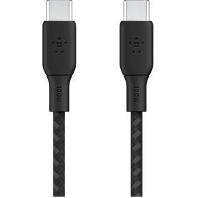 Belkin Boost Charge Braided - USB-C naar USB-C - 3m - Zwart