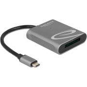 Delock 91741 USB Type-C-kaartlezer voor XQD 2.0-geheugenkaarten