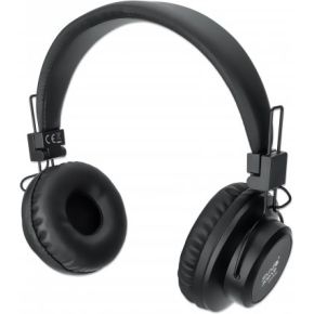 Manhattan 165389 hoofdtelefoon/headset Bedraad en draadloos Hoofdband Oproepen/muziek Micro-USB Blue