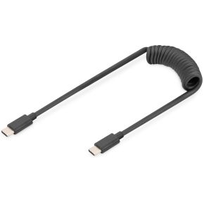 Digitus AK-300431-006-S USB-kabel 1 m USB 2.0 USB C Zwart