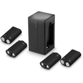 Speedlink Juizz - USB Dual Charger - Voor Xbox Series X|S controllers - Inclusief 4 batterijen - Zwart