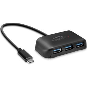 Speedlink SNAPPY EVO USB Hub - 4-Port - Type-C to USB 3.0, USB 3.1 Gen 1, USB 3.2 Gen 1 (5 Gbit-s) -