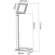 Techly-ICA-TBL-1501-veiligheidsbehuizing-voor-tablets-25-6-cm-10-1-Zilver