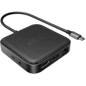 HYPER HD583-GL notebook dock & poortreplicator Docking USB 3.2 Gen 1 (3.1 Gen 1) Type-C Zwart