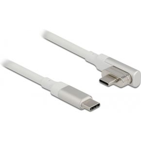 Delock 86703 Magnetic Thunderbolt 3 USB-C-kabel 4K 60 Hz male naar male haaks 1,20 m