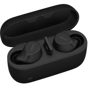 Jabra Evolve2 Buds Headset True Wireless Stereo (TWS) In-ear Oproepen/muziek Bluetooth Zwart