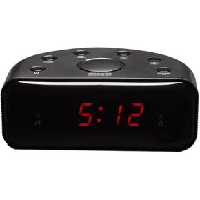Denver Wekkerradio - Snooze / Slaap Functie - Digitale Wekker - FM Radio - Dual alarmklok - CR430 - Zwart