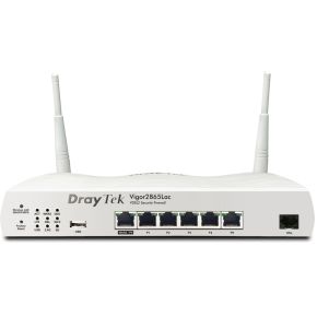 Draytek Vigor 2865Vac draadloze router Gigabit Ethernet Dual-band (2.4 GHz / 5 GHz) 5G Wit