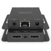 Digitus-DS-55519-audio-video-extender-AV-zender-ontvanger-Zwart