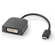 Nedis USB-C© Adapter | USB 3.2 Gen 1 | USB-C© Male | DVI-D 24+1-Pins Female | 1080p | 0.20 m | Rond |