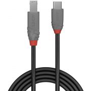 Lindy-36665-USB-kabel-0-5-m-USB-3-2-Gen-1-3-1-Gen-1-USB-C-USB-B-Zwart