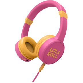 Energy Sistem - Lol&Roll Pop - junior koptelefoon - volumebeveiliging - verstelbaar - afneembare kabel (roze)