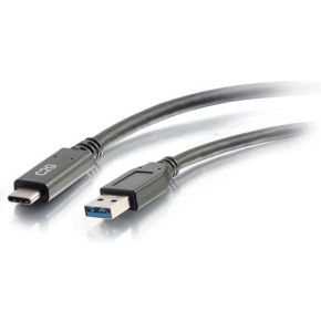 1.8M USB 3.0 USB-C naar USB-A M/M Zwart