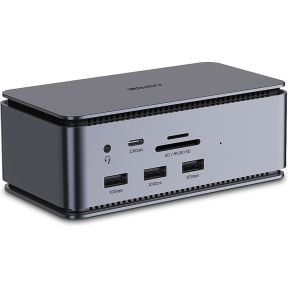 Lindy DST-Pro USB4 Docking Antraciet