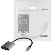 LogiLink-CUA0103-tussenstuk-voor-kabels-USB-3-2-Gen1-Type-C-HDMI-A-Zwart-Grijs