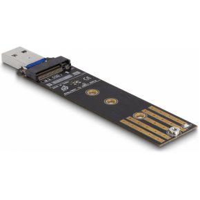 Delock 64197 combo-converter voor M.2 NVMe PCIe of SATA SSD met USB 3.2 Gen 2
